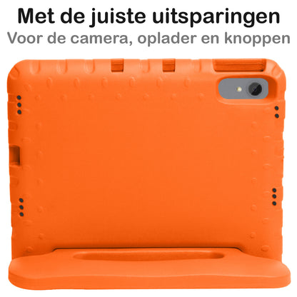 Lenovo Tab P11 Plus Kinderhoes Shockabsorberend Foam - Oranje