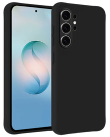 Samsung S26 Ultra Hoesje Siliconen Backcover Lichtgewicht - Zwart