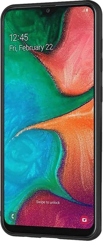 Samsung A20e Hoesje Siliconen - Zwart