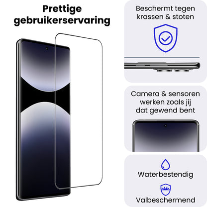 Xiaomi Redmi Note 14 Pro 5G Screenprotector Gehard Glas - Anti-kras