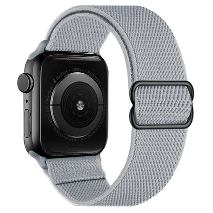 Horloge Bandje Geschikt Voor Apple Watch 1-8 / SE - 38/40/41 mm Bandje Stof - Grijs