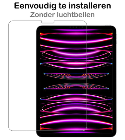 iPad Pro 2022 (12,9 inch) Screenprotector Gehard Glas - Anti-kras