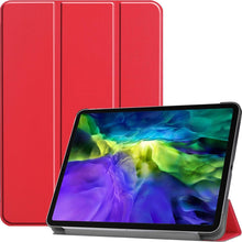 iPad Pro 2020 (11 inch) Trifold Bookcase Hoes - Rood