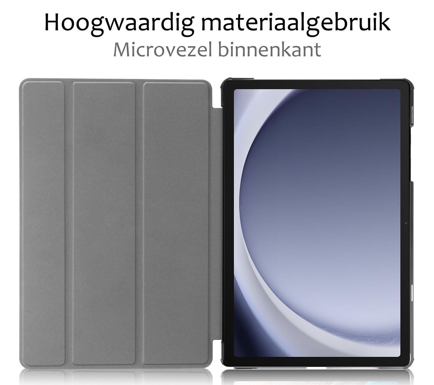 Samsung Galaxy Tab A9 Plus Hoesje Book Case - Donkerrood