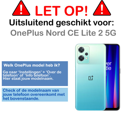 OnePlus Nord CE 2 Lite Hoesje Siliconen Backcover Lichtgewicht - Transparant