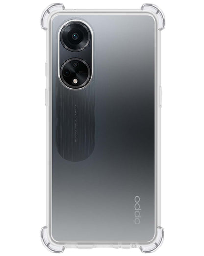 OPPO A98 Hoesje Shockproof Backcover Siliconen - Transparant