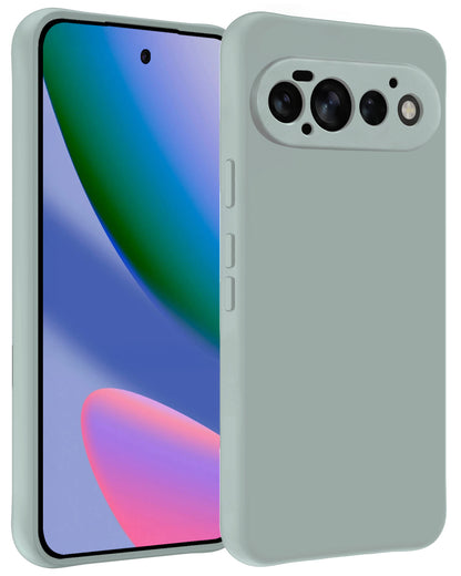 Google Pixel 11 Pro Hoesje Siliconen Backcover Lichtgewicht - Lichtblauw