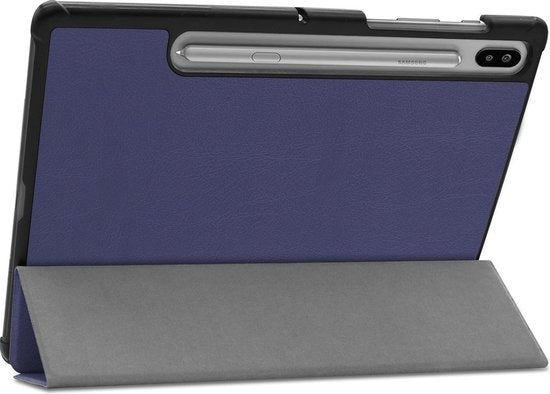 Samsung Galaxy Tab S6 Hoesje Book Case - Donkerblauw