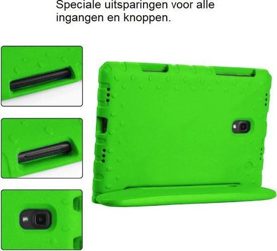 Samsung Galaxy Tab A 10.1 2016 Hoesje Kids Cover Bumper - Groen