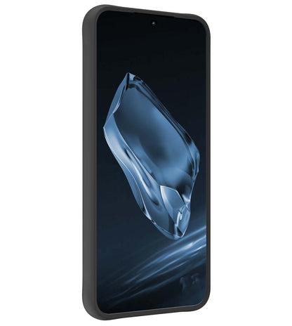 OnePlus 12 Hoesje Siliconen Backcover Lichtgewicht - Zwart
