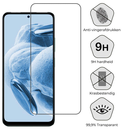 Xiaomi Redmi Note 12 5G Screenprotector Tempered Glass