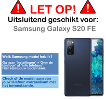 Samsung S20 FE Hoesje Kaarthouder Backcover Shockproof - Transparant
