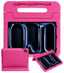 iPad Pro 2024 (13 inch) Kinderhoes Shockabsorberend Foam - Roze