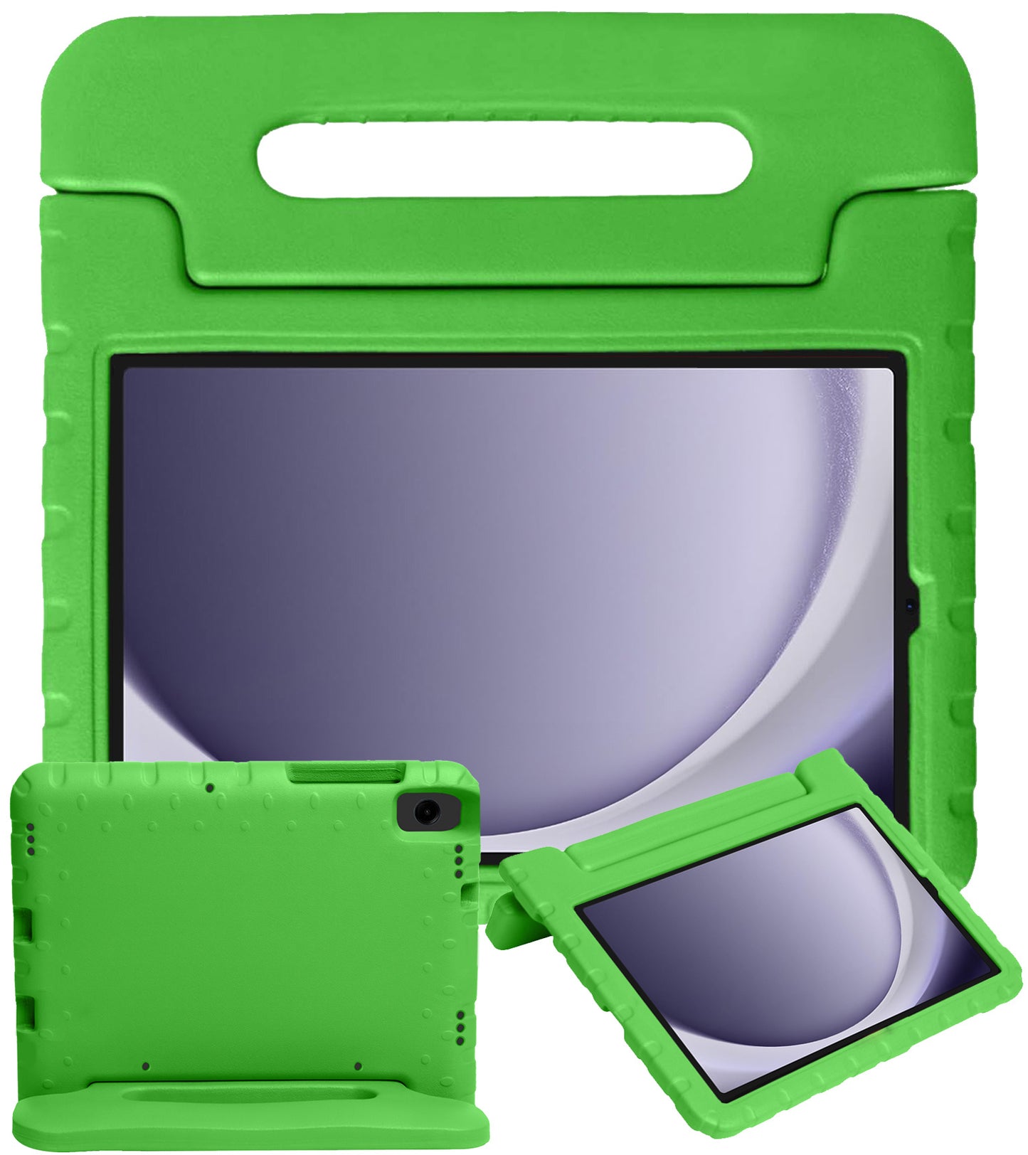 Samsung Galaxy Tab A9 Hoesje Kids Cover Bumper - Groen