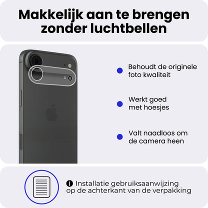 iPhone Air Camera Screenprotector Gehard Glas