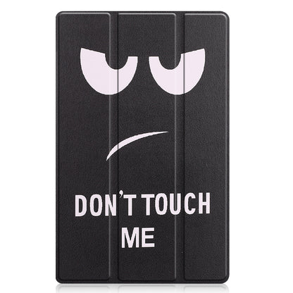 Lenovo Tab M10 Plus 3rd Gen Trifold Bookcase Hoes - Don't Touch Me