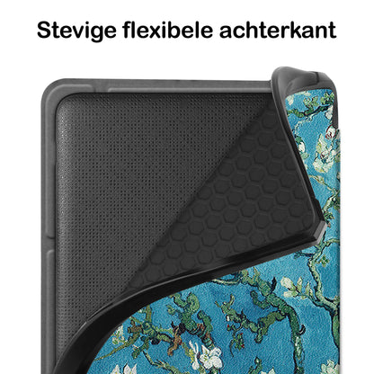 Kobo Libra 2 Trifold Hoesje - Bloesem