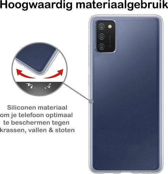 Samsung A02s Hoesje Siliconen - Transparant