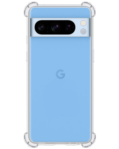 Google Pixel 8 Pro Hoesje Shockproof Backcover Siliconen - Transparant