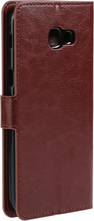 Samsung Galaxy A5 2017 Hoesje Bookcase Cover met Kaarthouder - Bruin