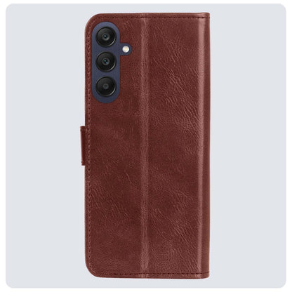 Samsung A25 Hoesje Bookcase Cover met Kaarthouder - Bruin