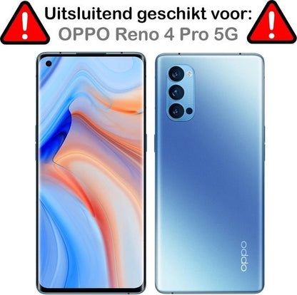 OPPO Reno 4 Pro 5G Hoesje Siliconen Backcover Lichtgewicht - Transparant