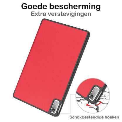 Lenovo Tab P11 (2e Gen) Hoesje Book Case - Rood