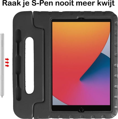 iPad 10.2 2019/2020 Kinderhoes Shockabsorberend Foam - Zwart