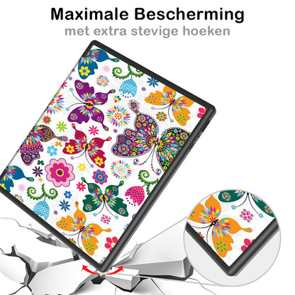 Kobo Elipsa 2E Trifold Bookcase Hoes - Vlinders