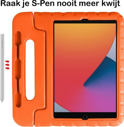 iPad 10.2 2019/2020 Kinderhoes Shockabsorberend Foam - Oranje