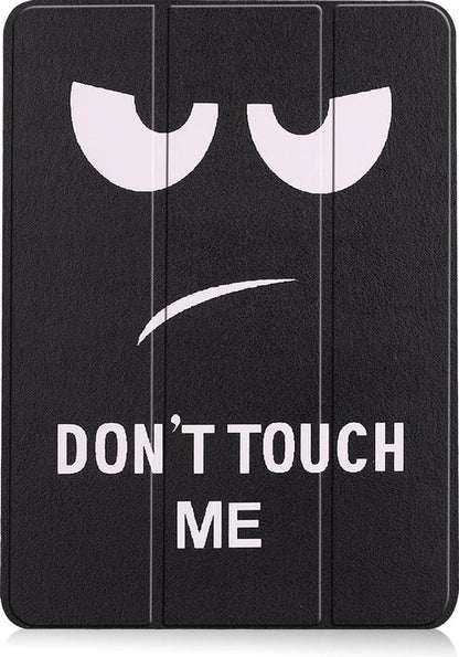 iPad Air 2020 Trifold Bookcase Hoes - Don't Touch Me