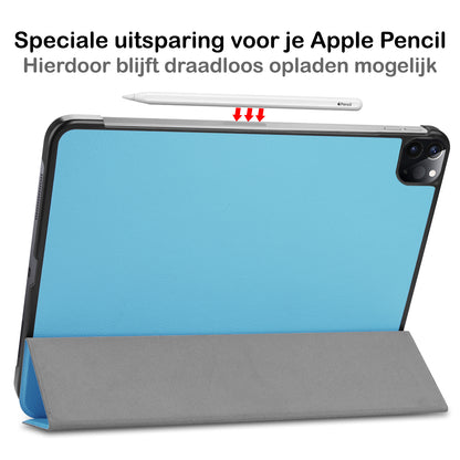 iPad Pro 2021 (11 inch) Hoesje Book Case - Lichtblauw