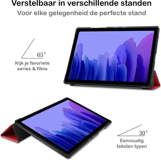 Samsung Galaxy Tab A7 Hoesje Book Case - Rood