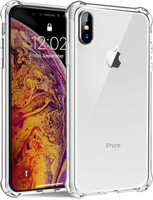 iPhone X Hoesje Shockproof Backcover Siliconen - Transparant
