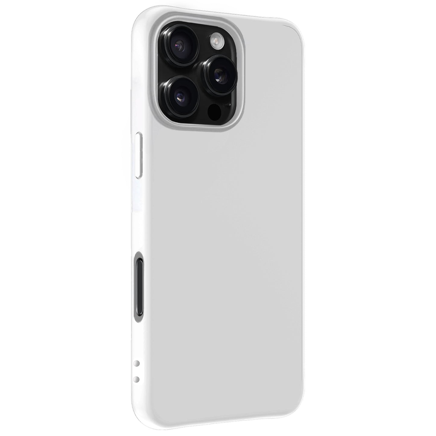 iPhone 16 Pro Hoesje Siliconen - Wit