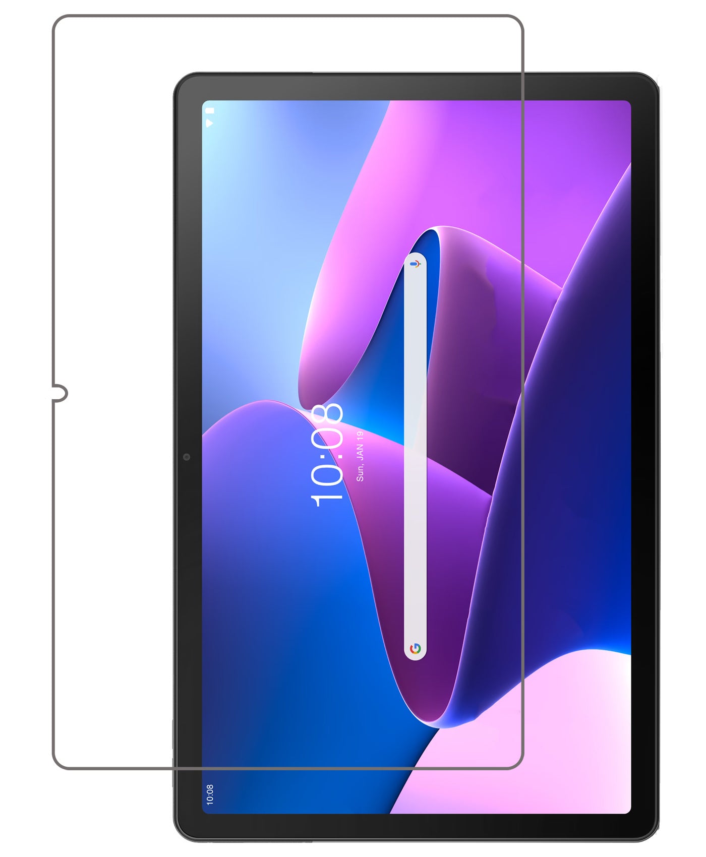 Lenovo Tab M10 Plus 3rd Gen Screenprotector Tempered Glass