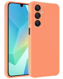 Samsung A16 Hoesje Siliconen Backcover Lichtgewicht - Perzik