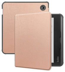 Kobo Libra Colour Bookcase Hoes Shockabsorberend - Rosé Goud