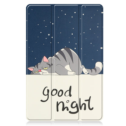 Lenovo Tab P11 Pro Trifold Bookcase Hoes met Penhouder Lenovo Pen - Kat