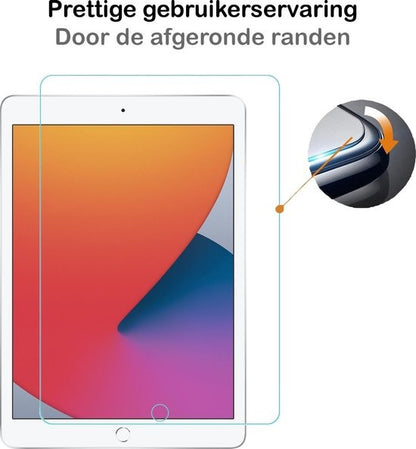 iPad 10.2 2020 Screenprotector Gehard Glas - Anti-kras
