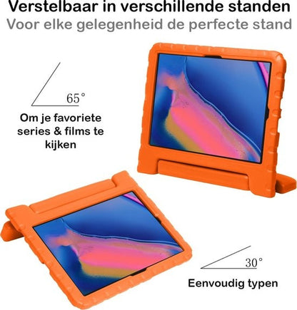 Samsung Galaxy Tab A 8.0 (2019) Hoesje Kids Cover Bumper - Oranje