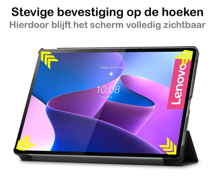 Lenovo Tab P12 Pro Hoesje Book Case - Zwart