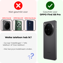 OPPO Find X8 Pro Screenprotector Gehard Glas - Full Screen
