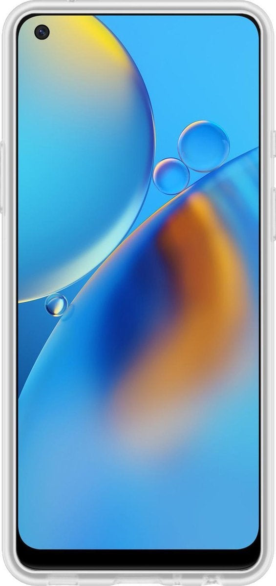 OPPO A74 5G Hoesje Siliconen - Transparant