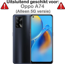 OPPO A74 5G Screenprotector Gehard Glas - Full Screen