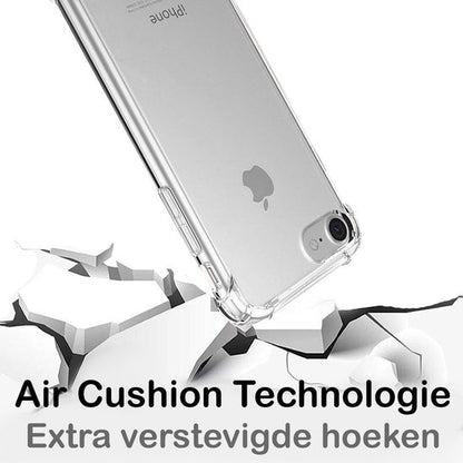 iPhone SE 2020 Hoesje Shockproof Backcover Siliconen - Transparant
