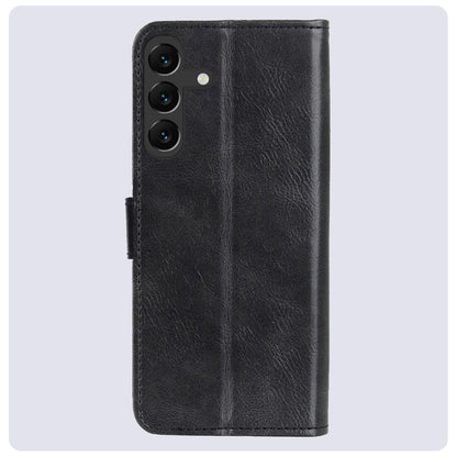Samsung S24 Plus Hoesje Bookcase Cover met Kaarthouder - Zwart