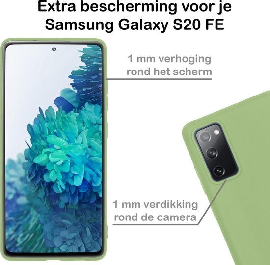 Samsung S20 FE Hoesje Siliconen - Groen