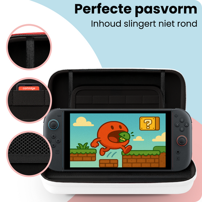 Nintendo Switch 2 Hard Cover Hoes met Spellen ruimte - Wit