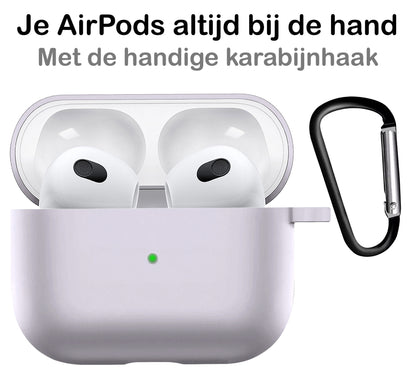 AirPods 3 Hoesje Siliconen Krasbestendig - Transparant